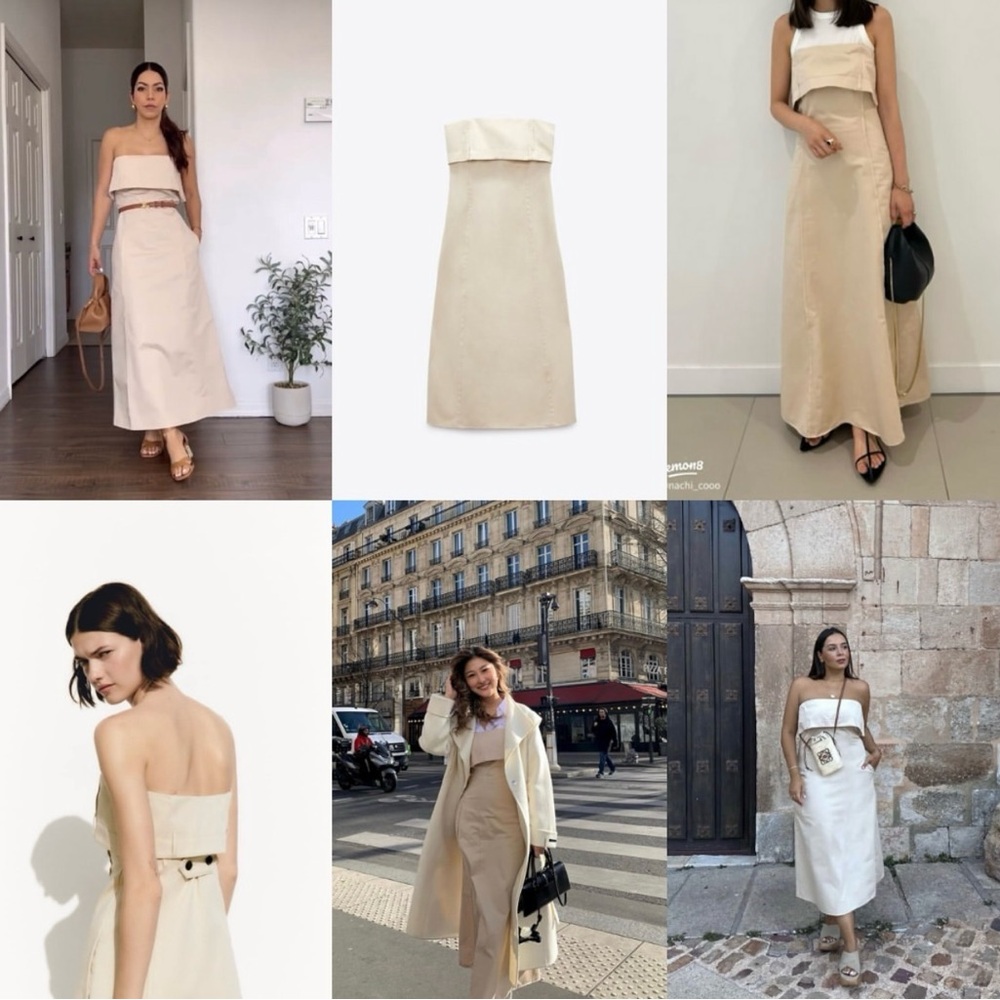 ZARA Gabardine Dress